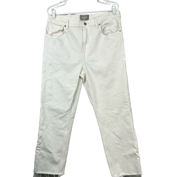 Everlane The Cheeky Jean White Crop Size 32 - Picture 1 of 13